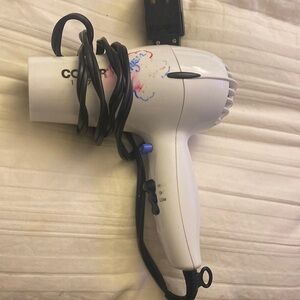 White con air model 1875 one main button. blue cool button to push for cold air